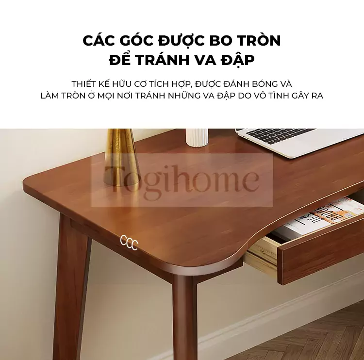 ảnh m&ocirc; tả b&agrave;n học tại nh&agrave; gỗ tự nhi&ecirc;n togi smart BH090