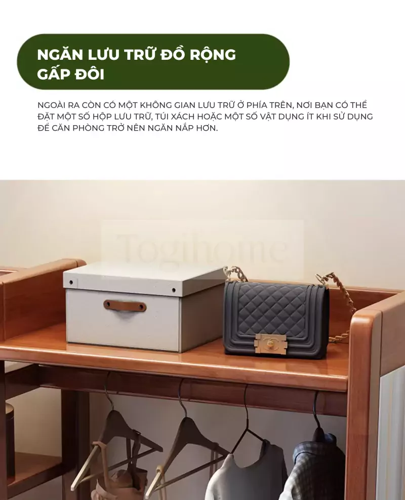 Kệ Gương Soi Toàn Thân TOGI Smart KGS105