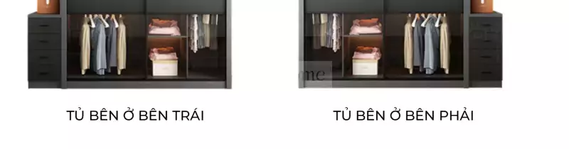 Bộ Tủ Quần Áo Togismart CX136