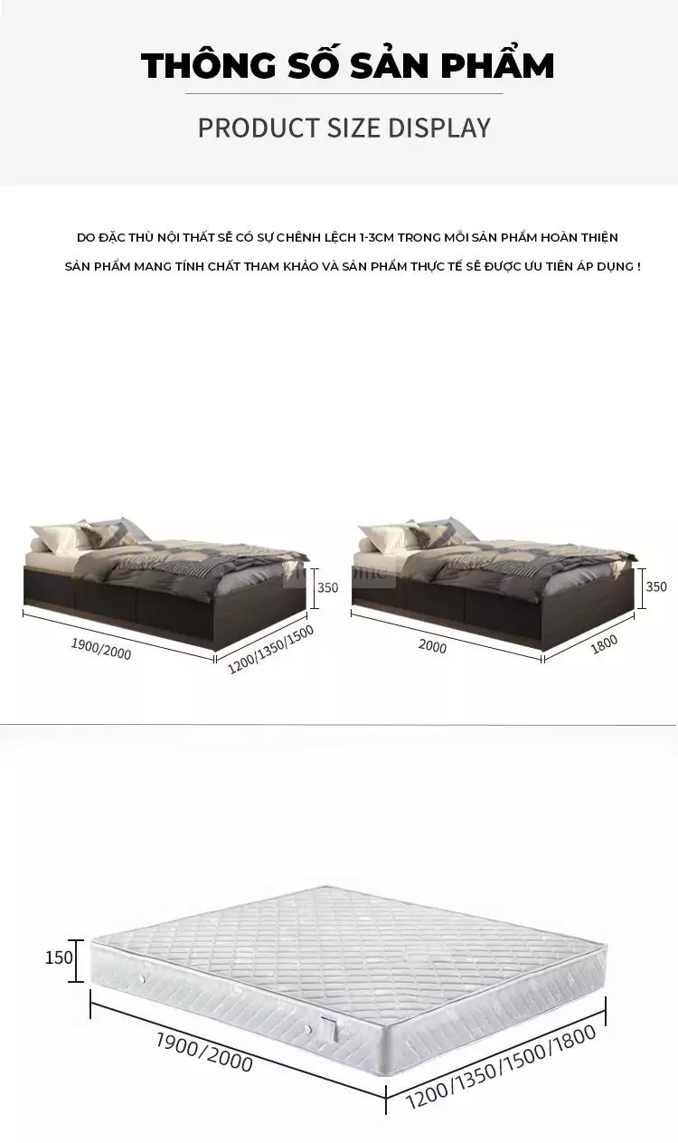 Bộ Giường Ngủ Hộp Togismart VX146