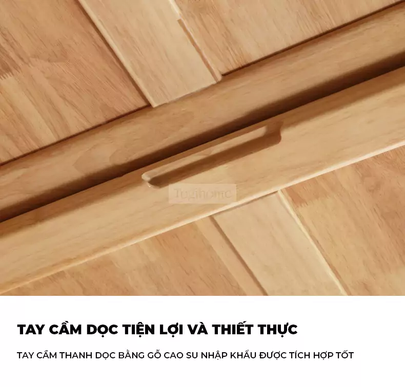 Tủ Quần Áo Gỗ Tự Nhiên TOGI Smart SC104