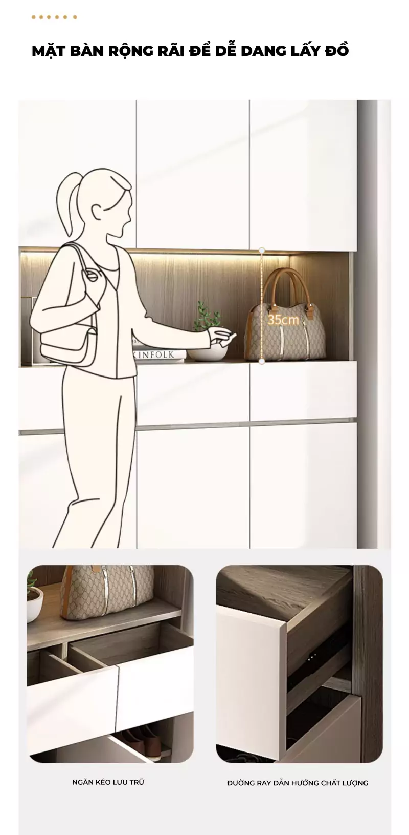 Bộ Tủ Lối V&agrave;o Togismart VX162