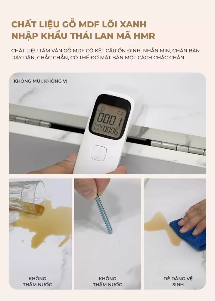 Bàn Ăn Gỗ Tự Nhiên Mở Rộng Không Gian TOGI Smart BA073