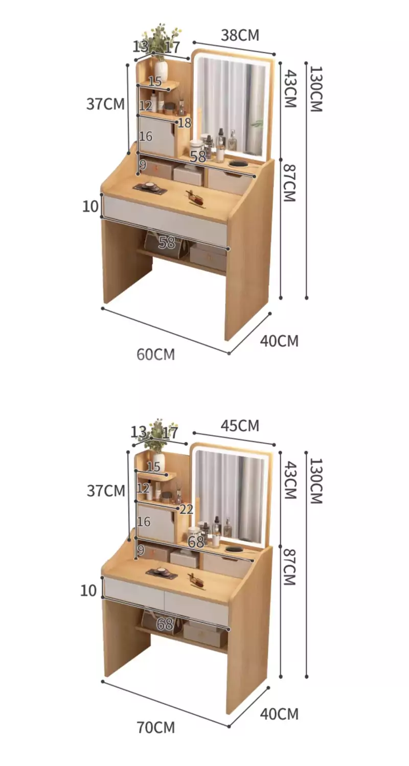 ảnh mô tả bàn trang điểm togismart TM059