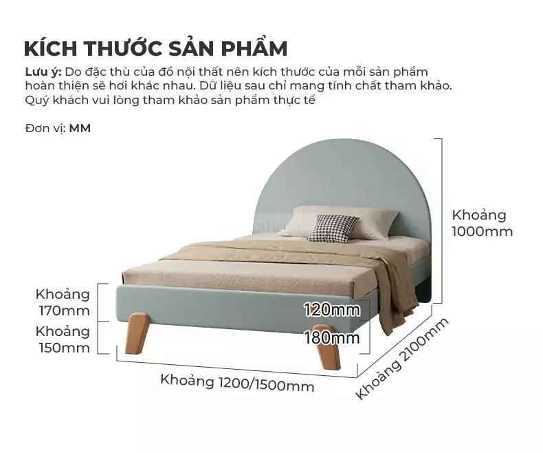 ảnh mô tả Giường Ngủ Dành Cho Bé Togismart GN026