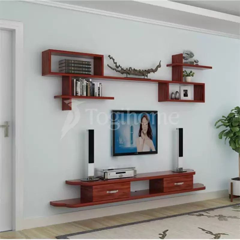 kệ tivi treo tường ktt007 với thiết kế trẻ trung