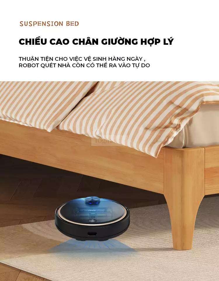 Giường Ngủ Gỗ Tự Nhiên TOGI Smart SC113