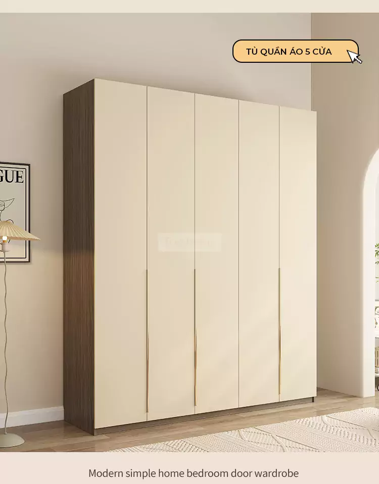Bộ Tủ Quần Áo Togismart VX163