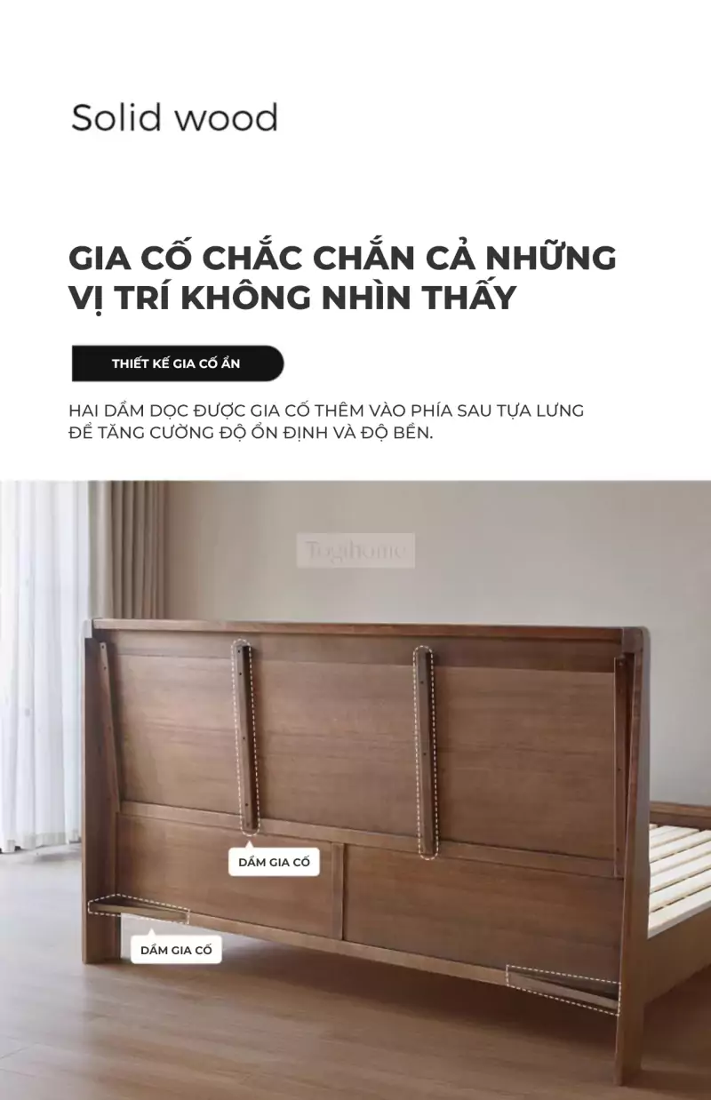 Giường Ngủ Phong Cách Hàn Togismart GH55