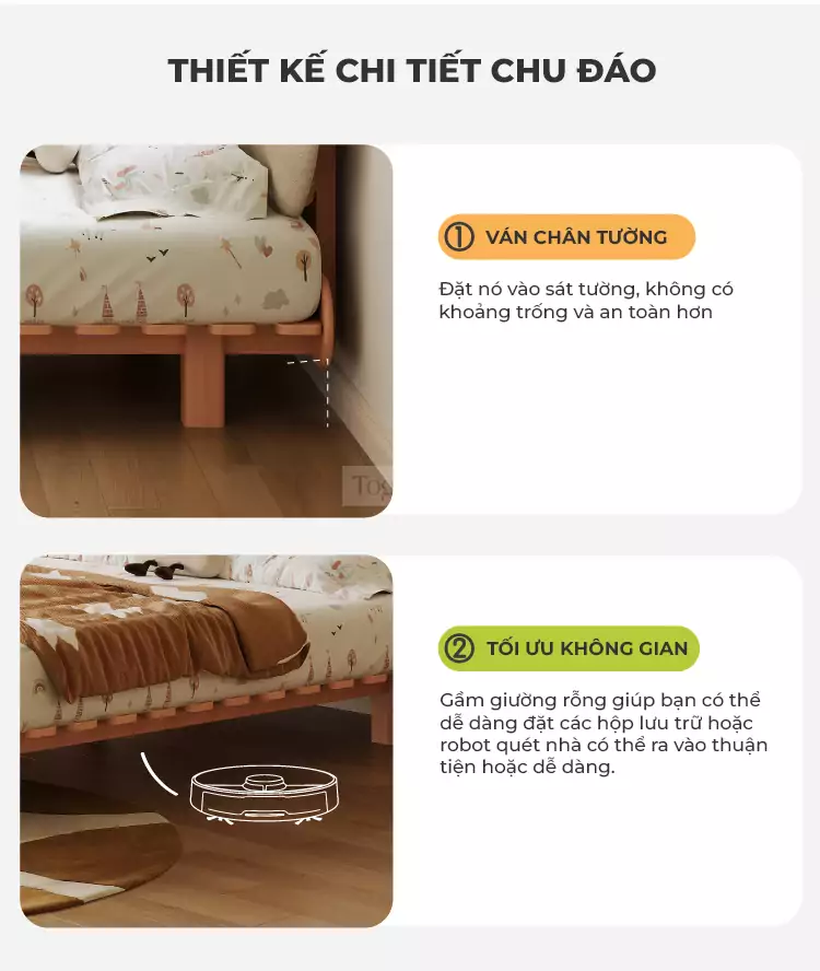 ảnh mô tả Giường Ngủ Dành Cho Bé Togismart GN021