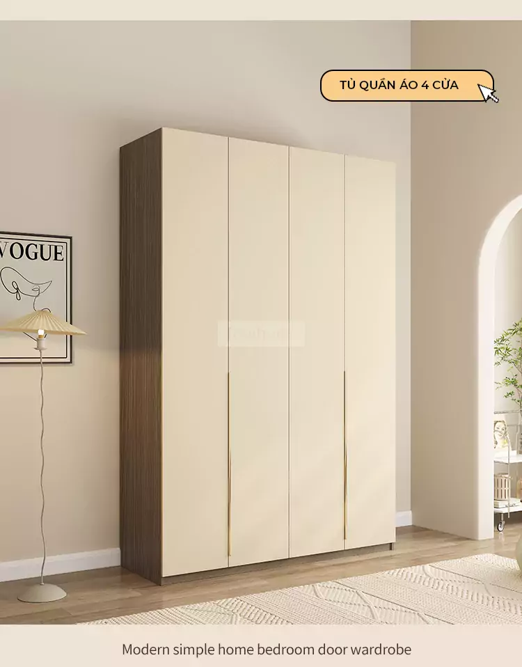 Bộ Tủ Quần Áo Togismart VX163