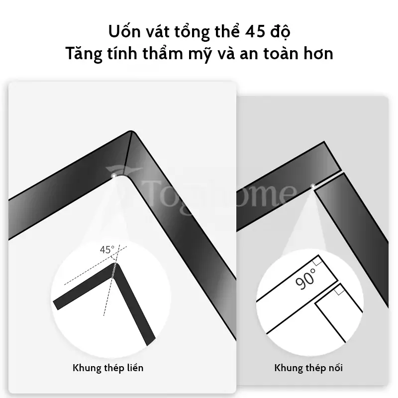 Bàn nhân viên BVP22 góc 45 độ tinh tế