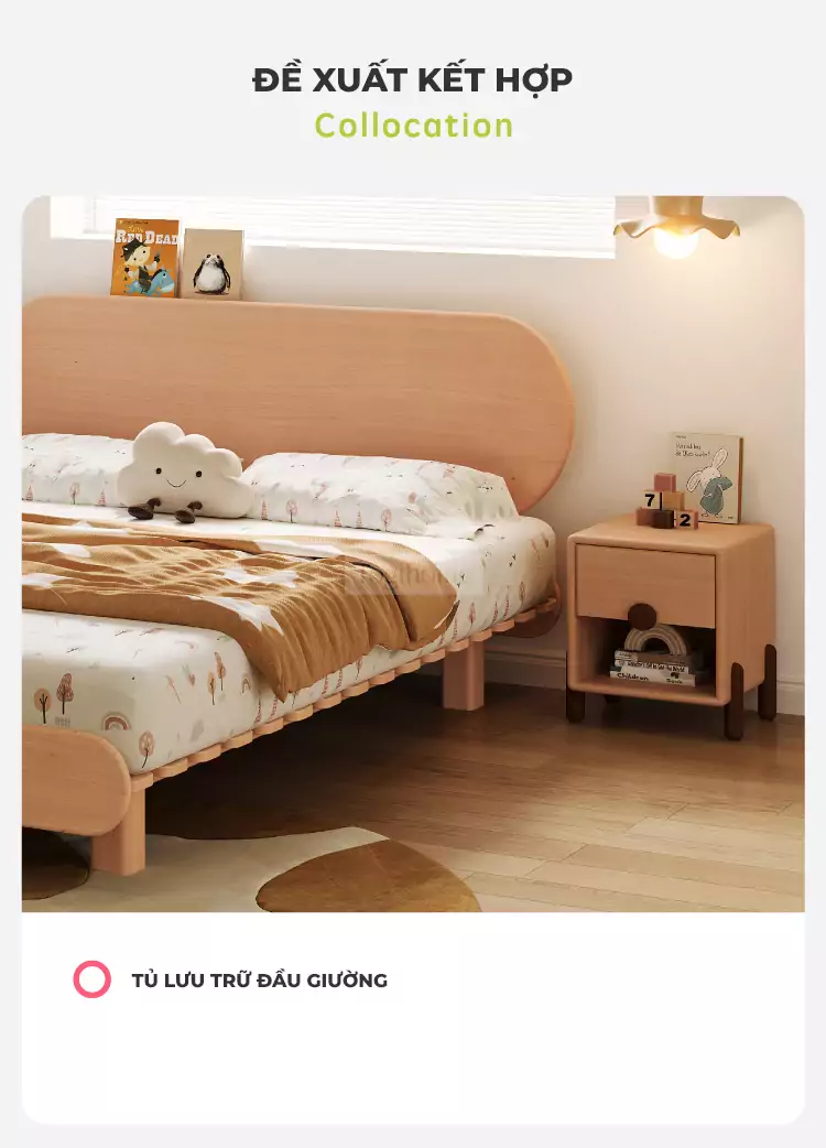 ảnh mô tả Giường Ngủ Dành Cho Bé Togismart GN021