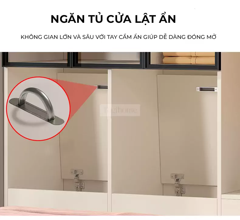 Bộ Tủ Quần Áo Togismart VX165