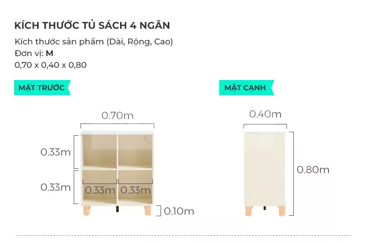 ảnh mô tả Kệ Hộc Mini Togismart TL022