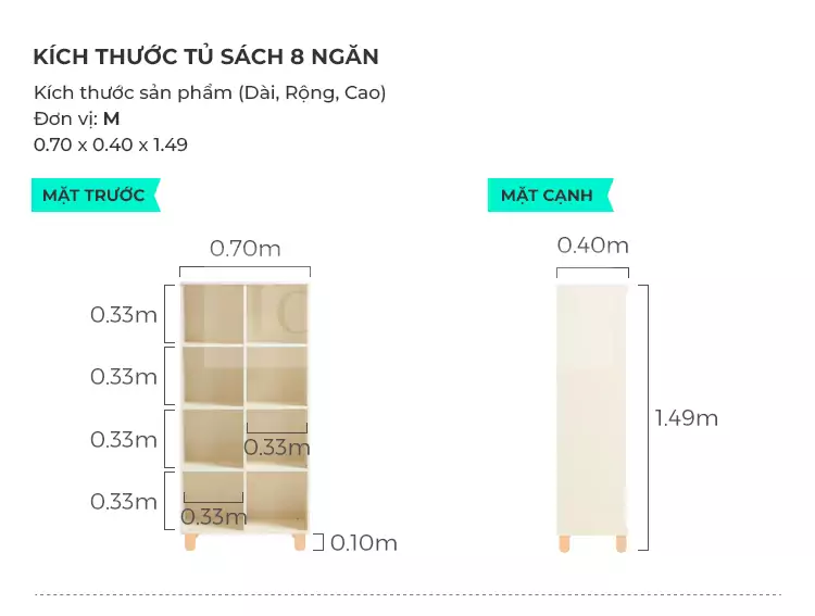 ảnh mô tả Kệ Hộc Mini Togismart TL022