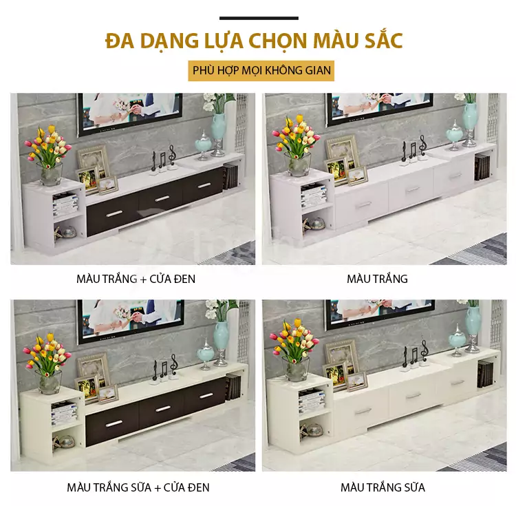 kệ tủ TV TVC061 đa dạng màu sắc