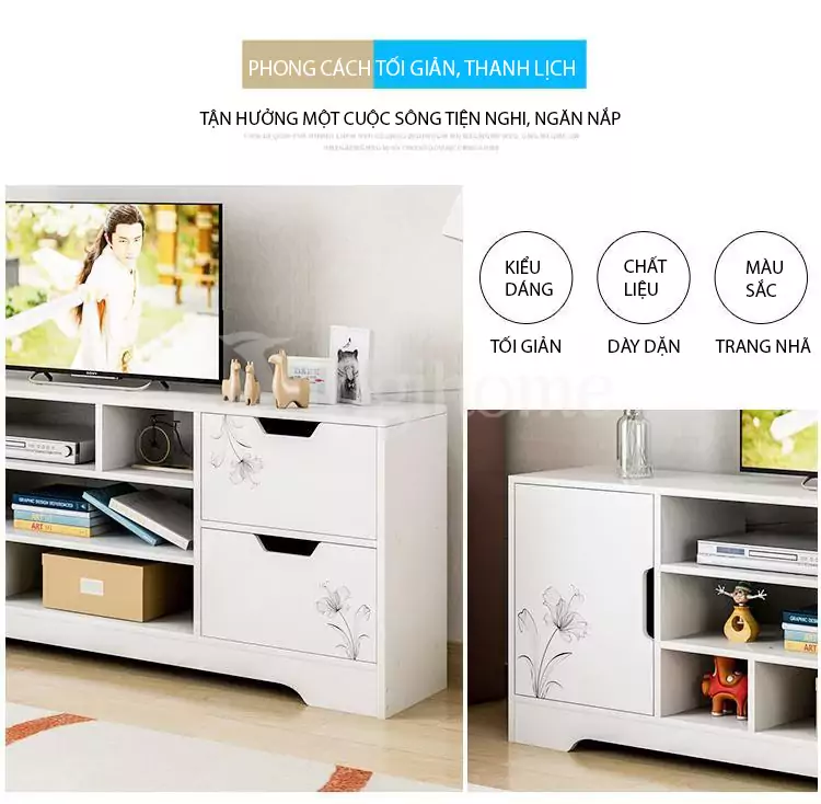 ưu điểm của kệ tủ TV TVC040