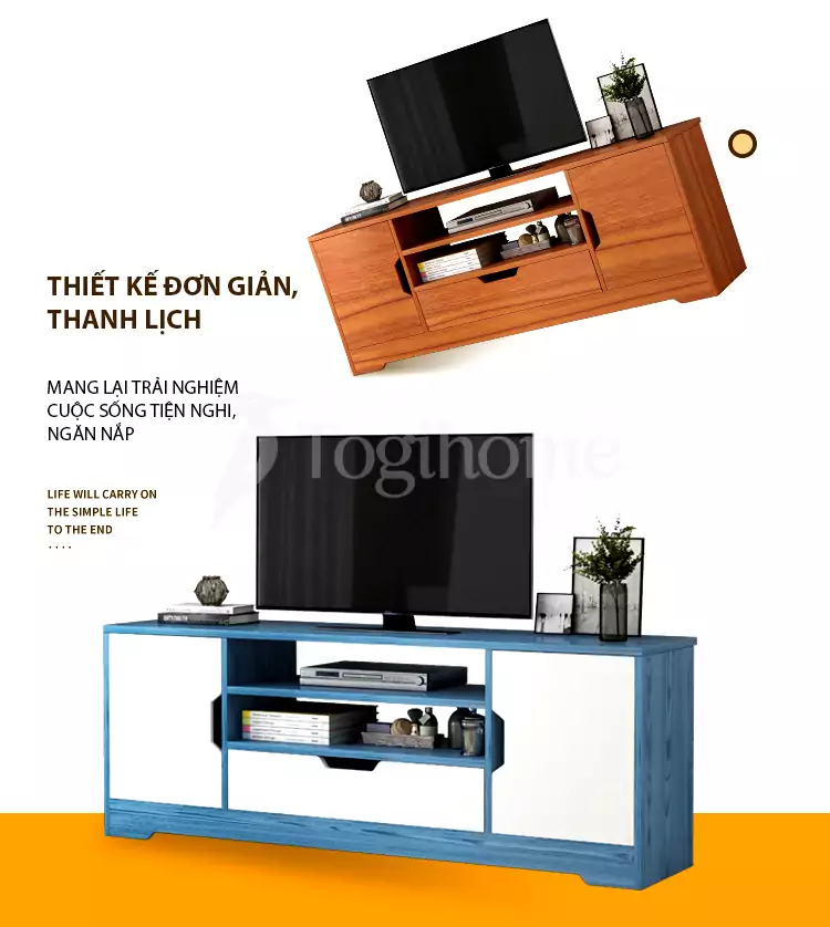 kệ tủ TV TVC058 đơn giản, thanh lịch