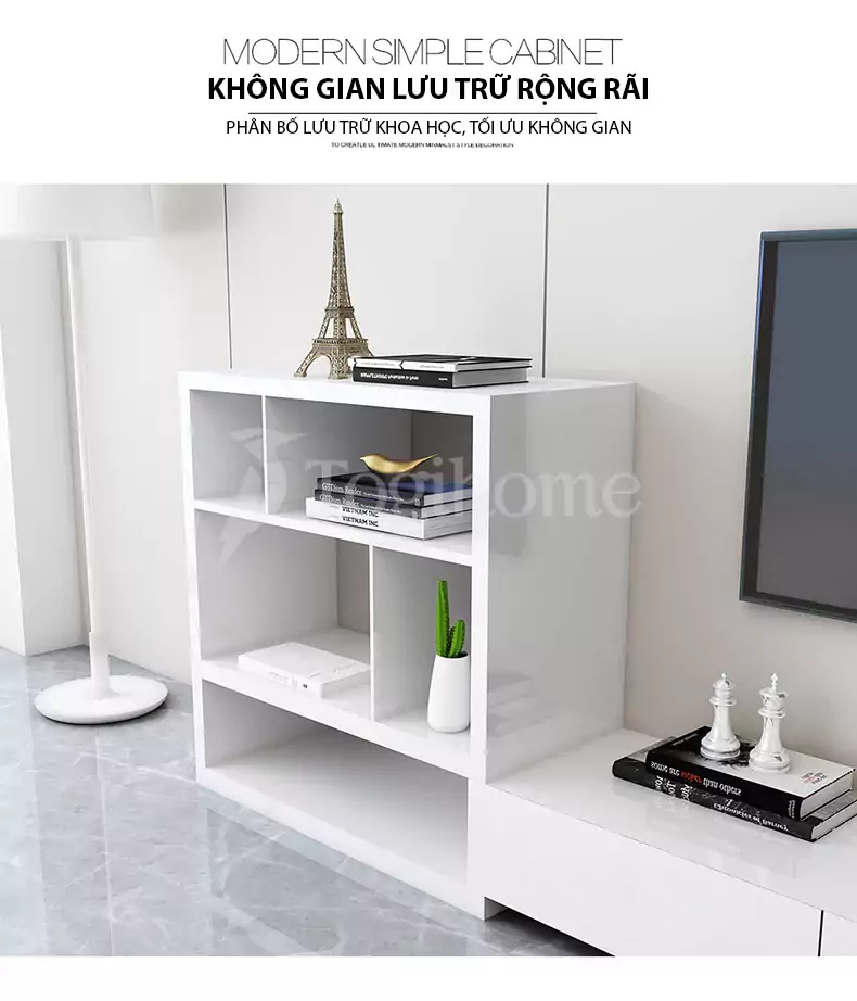 Kệ tủ tivi KTV 018 lưu trữ đa dạng