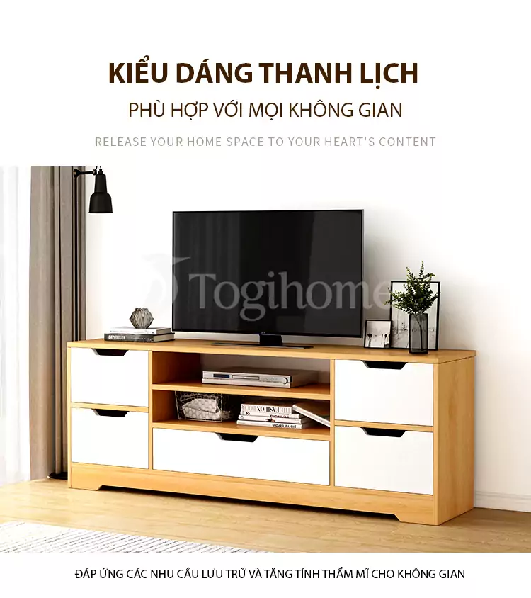 màu sắc của kệ tủ TV TVC058