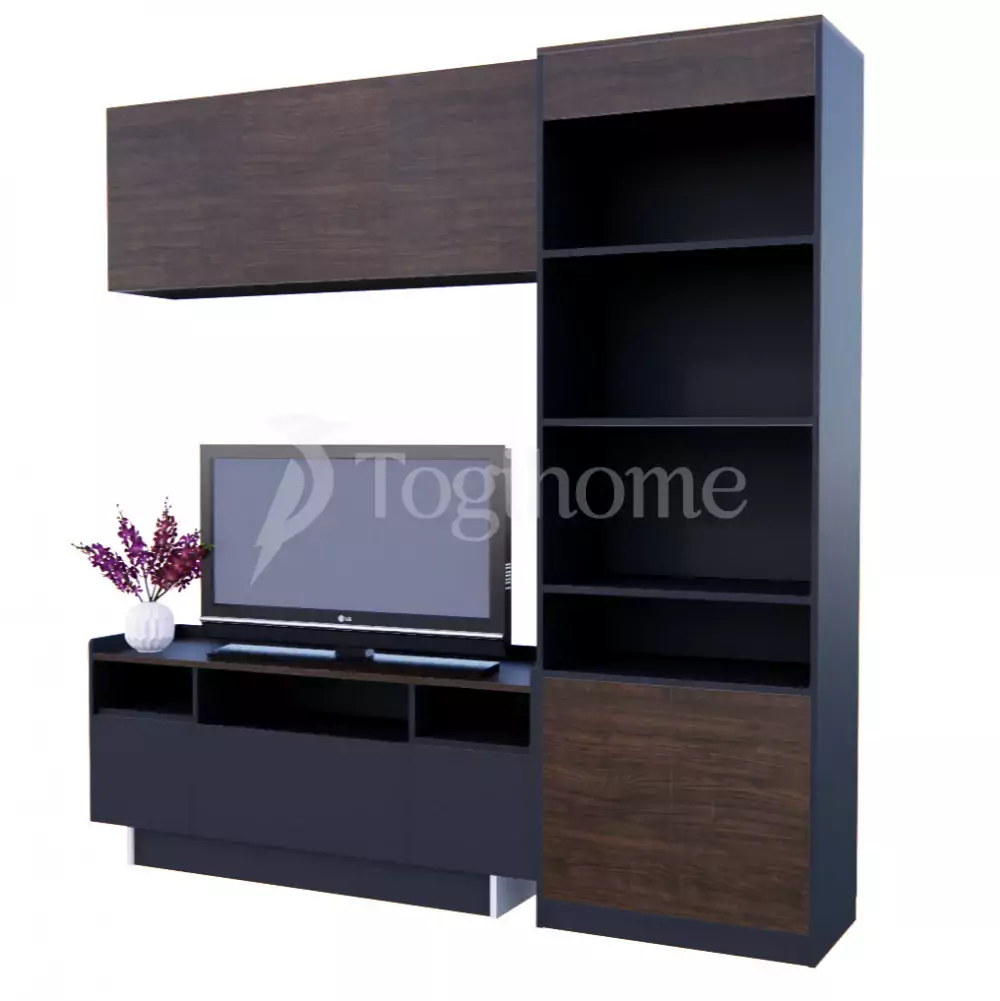bộ kệ tivi tv006 với thiết kế nhỏ gọn, hiện đại