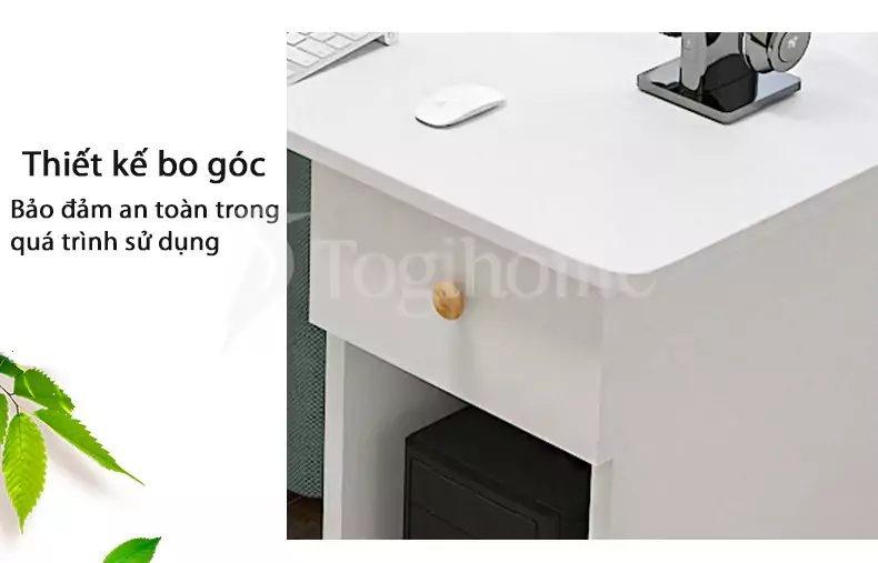 Bàn học sinh kiểu dáng hiện đại BHSV053  kết hợp kệ sách tối ưu không gian bo góc an toàn