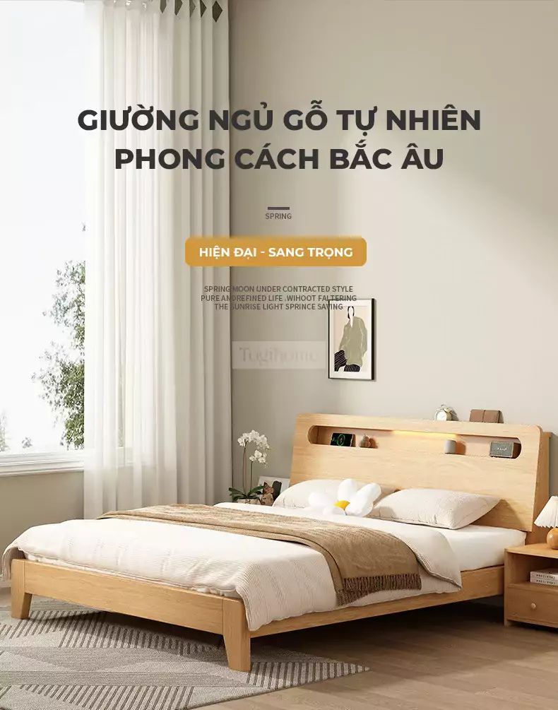 Giường Ngủ Phong Cách Hàn Togismart GH50