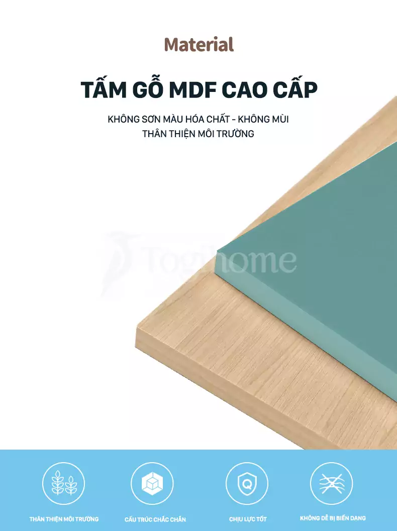 Chất liệu gỗ của BỘ GIƯỜNG TẦNG ĐA NĂNG TRẺ EM KẾT HỢP TỦ QUẦN ÁO/CẦU THANG GTE09 phong cách tối giản, sang trọng