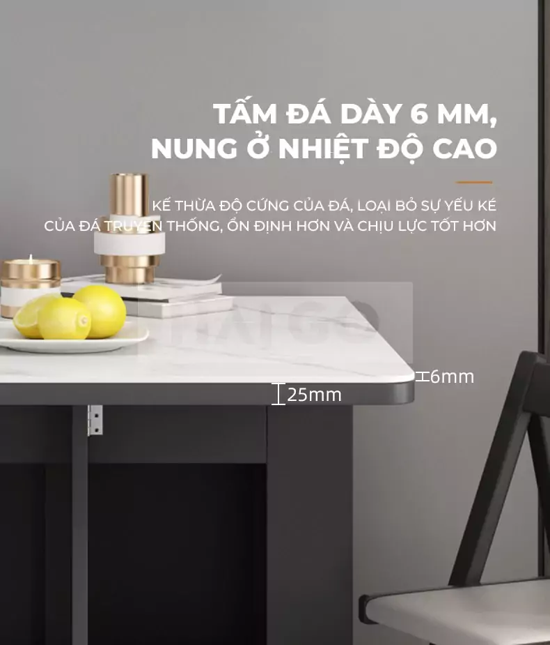 B&agrave;n Ăn Gấp Gọn Phi&ecirc;n Bản N&acirc;ng Cấp Ghế Bọc Đệm Haigo BA058