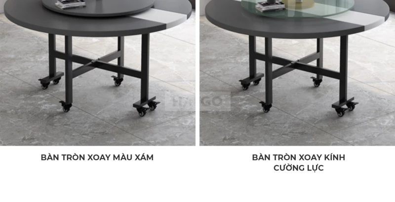 Bàn Ăn Gấp Gọn Phong Cách Tối Giản Haigo BA373