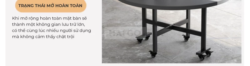 Bàn Ăn Gấp Gọn Phong Cách Tối Giản Haigo BA373