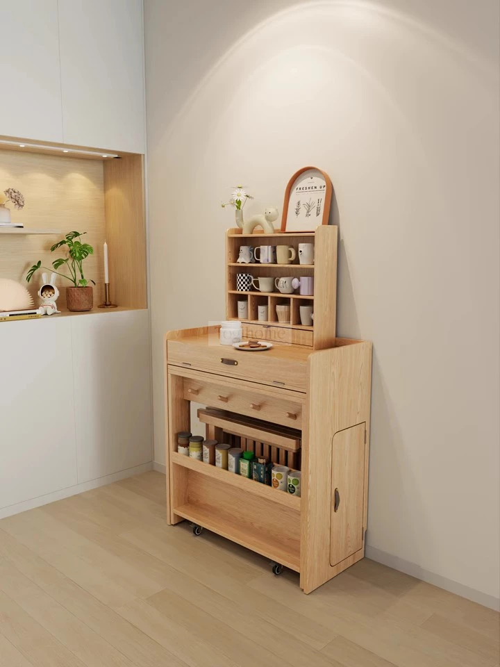 Bàn Ăn Gấp Gọn Thông Minh Togismart BA214 thiết kế hiện đại, tiện dụng, phù hợp căn hộ và gia đình muốn tối ưu diện tích. Chất liệu gỗ tự nhiên bền chắc, dễ dàng gấp mở linh hoạt, kết hợp mặt bàn sang trọng, mang đến sự tiện nghi và thẩm mỹ cho phòng ăn.