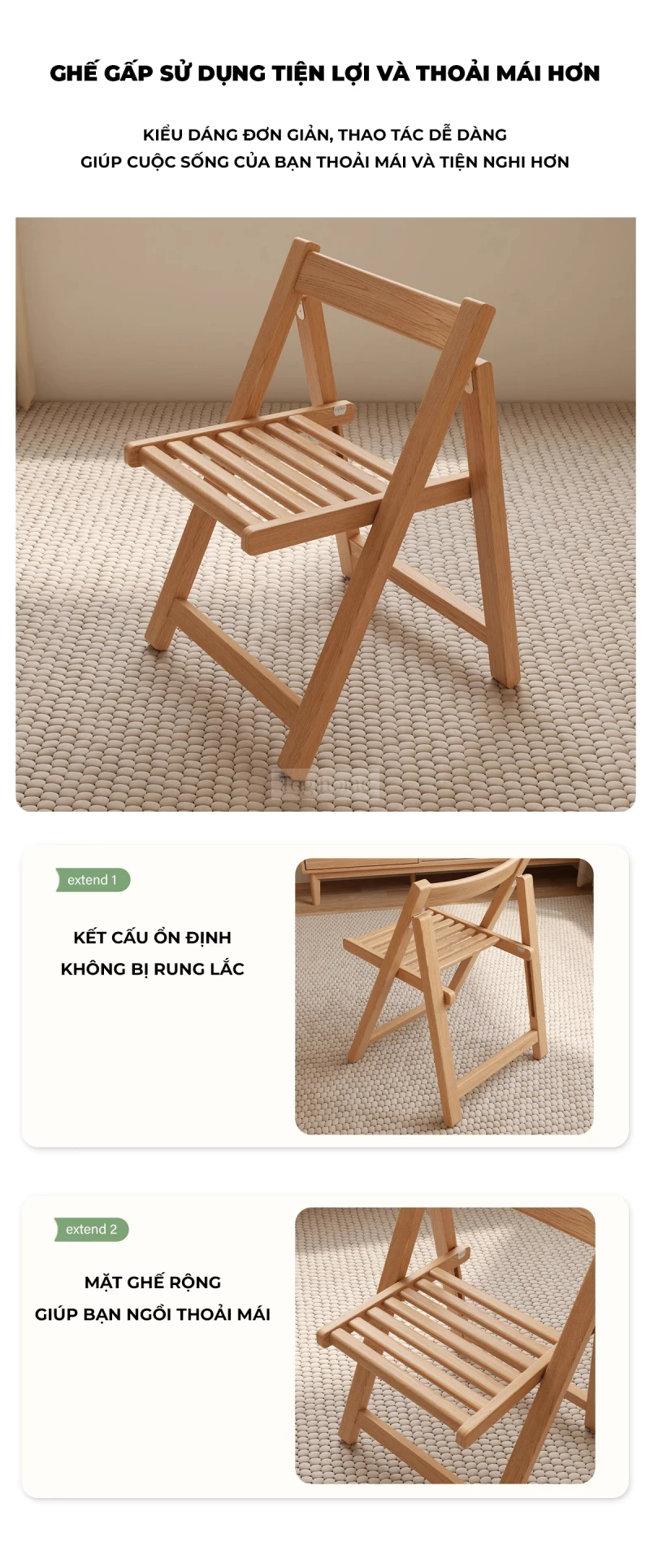Bàn Ăn Gấp Gọn Thông Minh Togismart BA214 thiết kế hiện đại, tiện dụng, phù hợp căn hộ và gia đình muốn tối ưu diện tích. Chất liệu gỗ tự nhiên bền chắc, dễ dàng gấp mở linh hoạt, kết hợp mặt bàn sang trọng, mang đến sự tiện nghi và thẩm mỹ cho phòng ăn.