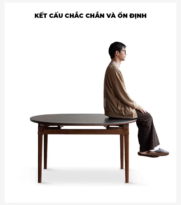 Bàn Ăn Gỗ Tự Nhiên Cao Cấp Phong Cách Hiện Đại Togismart BA215 thiết kế sang trọng, tinh tế, phù hợp nhiều không gian gia đình. Chất liệu gỗ tự nhiên bền chắc, vân gỗ đẹp, kết hợp kiểu dáng hiện đại, mang lại sự tiện nghi và điểm nhấn đẳng cấp cho phòng ăn.
