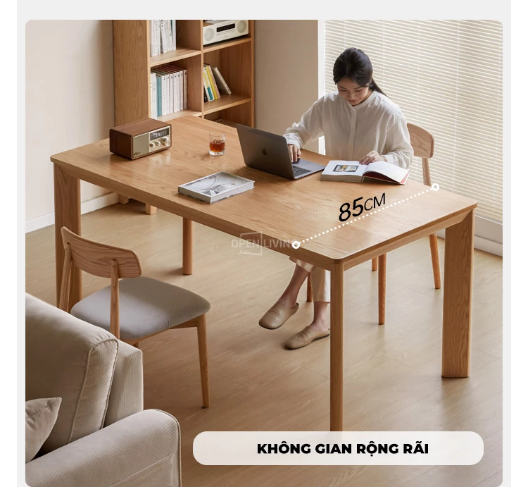 Bàn ăn gỗ tự nhiên OpenLiving OPK302 – dòng sản phẩm Almond với thiết kế tối giản, thanh lịch và tinh tế. Chất liệu gỗ tự nhiên cao cấp đảm bảo độ bền đẹp, phù hợp với mọi không gian sống hiện đại. Sản phẩm mang đến sự sang trọng và tiện nghi cho căn bếp và phòng ăn của bạn.