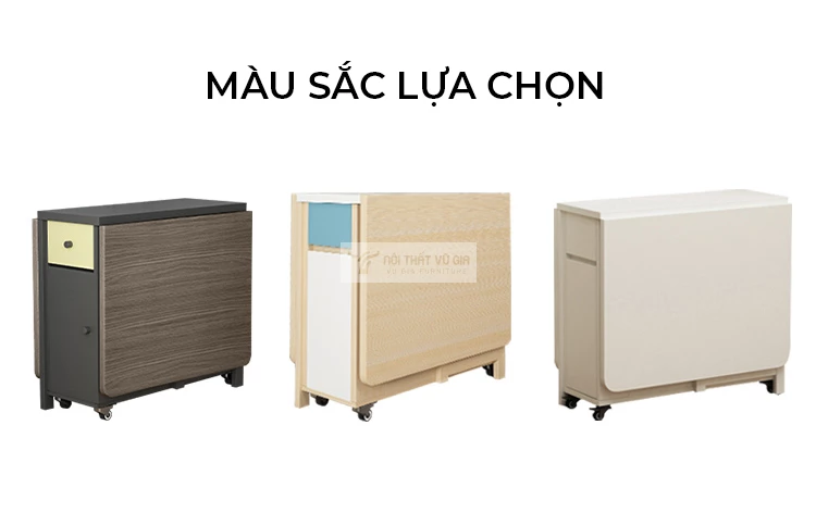 tùy chọn màu sắc của Bàn ăn thông minh gấp gọn hiện đại KC63