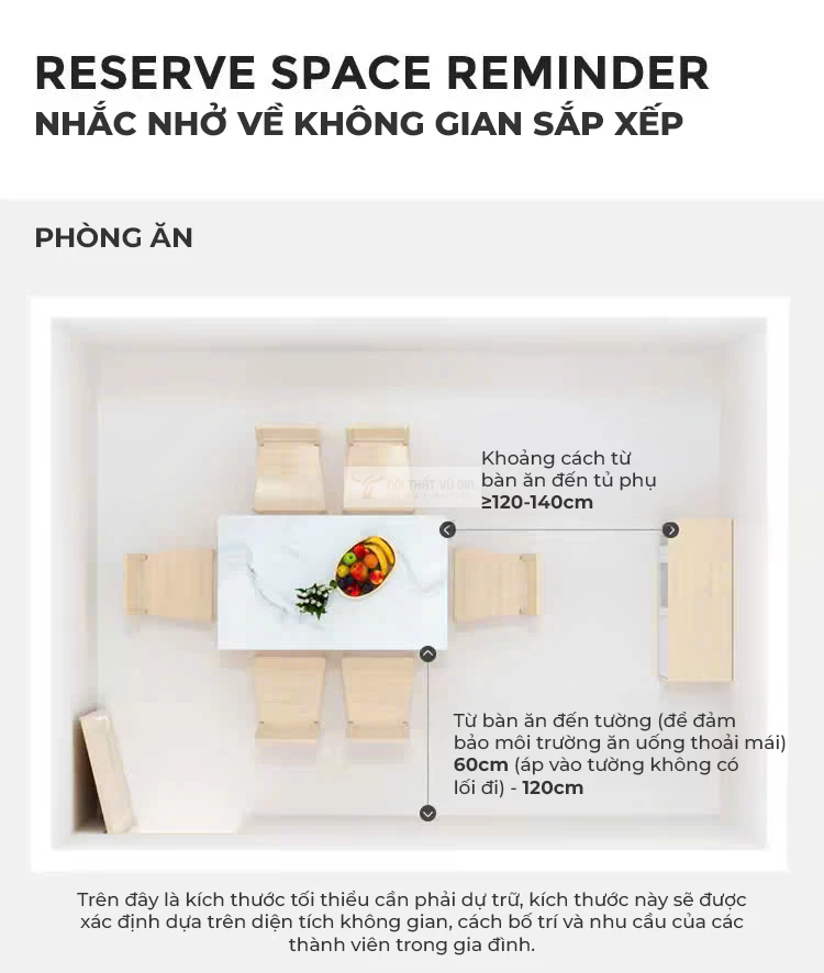 gợi ý bố trí của Bàn ăn thông minh gỗ tự nhiên  màu nâu sang trọng KC84