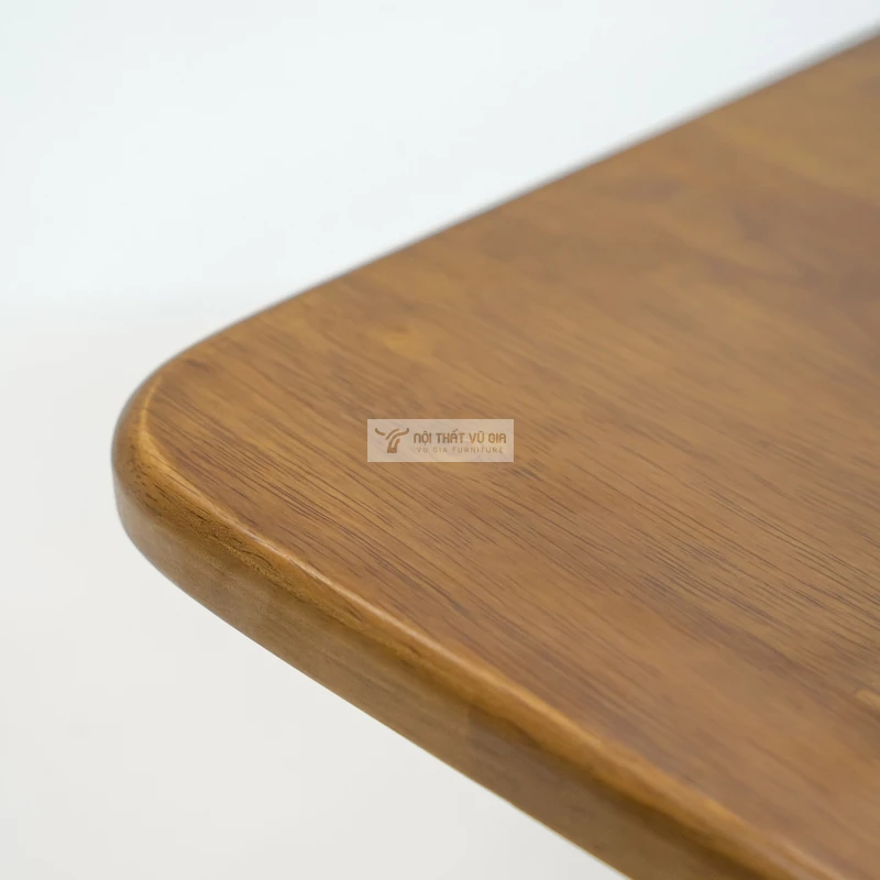 thiết kế bo góc mềm mại của Bàn ăn thông minh gỗ tự nhiên Vũ Gia thiết kế hiện đại, linh hoạt KC87
