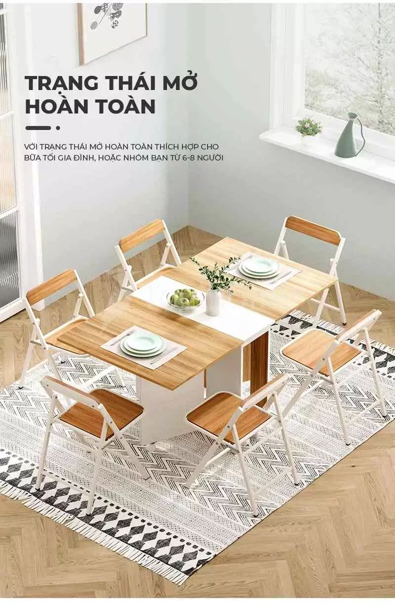 Sức chứa linh hoạt của bàn