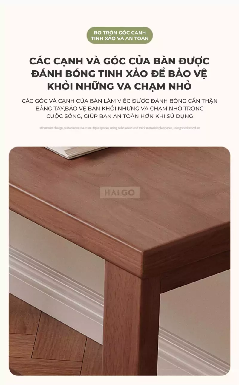 Bàn Đa Năng Gỗ Tự Nhiên Haigo BGT214