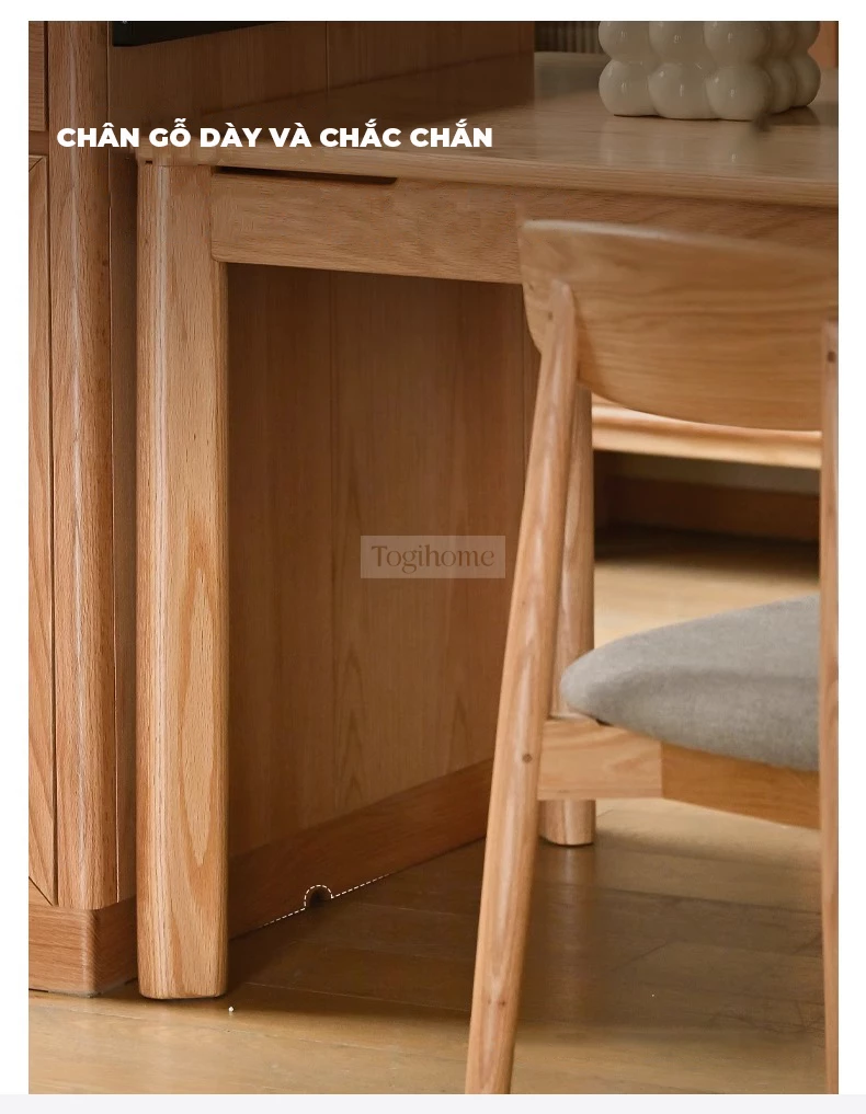 Bàn Đảo Cao Cấp Gỗ Tự Nhiên Kết Hợp Mặt Đá Hiện Đại Togismart BA219 mang đến sự sang trọng và tiện nghi cho không gian bếp. Thiết kế tinh tế, khung gỗ chắc chắn kết hợp mặt đá bền đẹp, chống trầy xước, dễ vệ sinh, tạo điểm nhấn hiện đại và đẳng cấp cho ngôi nhà.