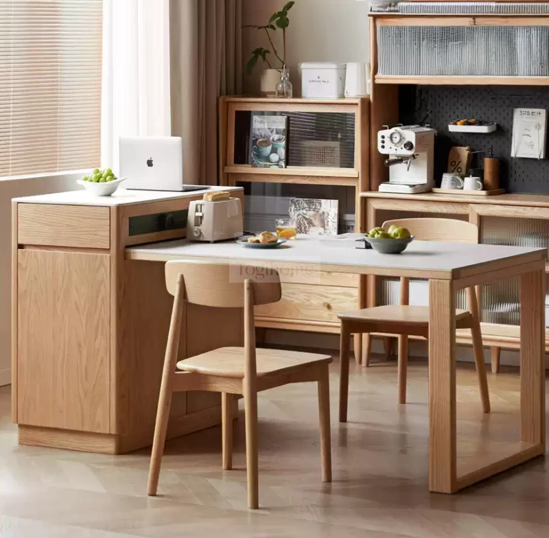 Bàn Đảo Gỗ Tự Nhiên Kết Hợp Đá Hiện Đại Sang Trọng Togismart BA 099 mang phong cách hiện đại, sang trọng, phù hợp cho không gian bếp cao cấp. Thiết kế chắc chắn, bền đẹp, kết hợp giữa gỗ tự nhiên và mặt đá sang trọng, mang lại sự tiện nghi và điểm nhấn nổi bật cho ngôi nhà.