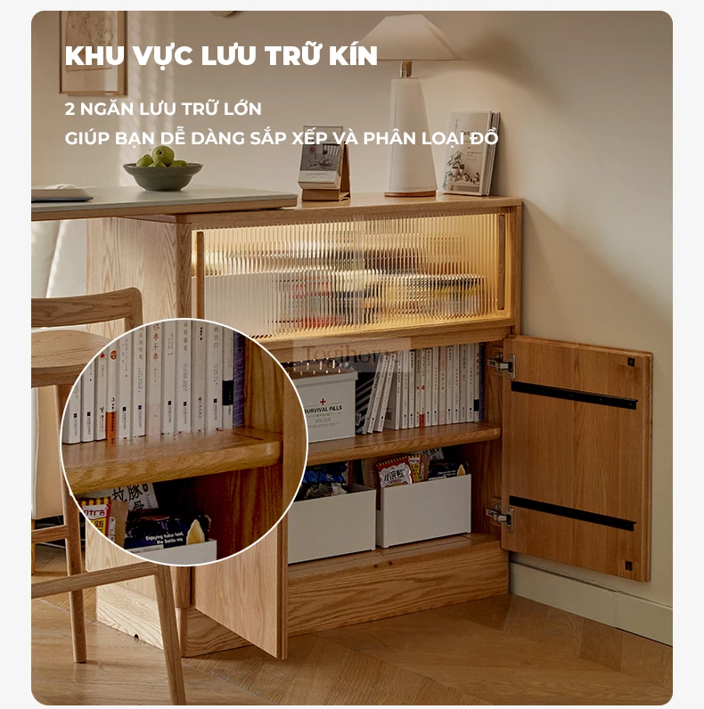 “Bàn Đảo Thông Minh Kết Hợp Mặt Đá Hiện Đại Togismart BA101 thiết kế sang trọng, tinh tế, phù hợp không gian bếp cao cấp. Khung gỗ tự nhiên bền chắc, mặt đá sáng bóng, dễ vệ sinh. Sản phẩm đa năng giúp tối ưu diện tích, tiện lợi cho sinh hoạt và tăng thẩm mỹ cho ngôi nhà.
