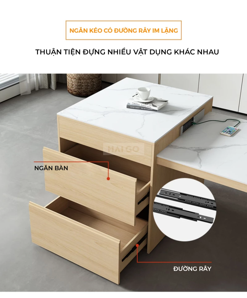 B&agrave;n Đảo Th&ocirc;ng Minh Sang Trọng CDT290