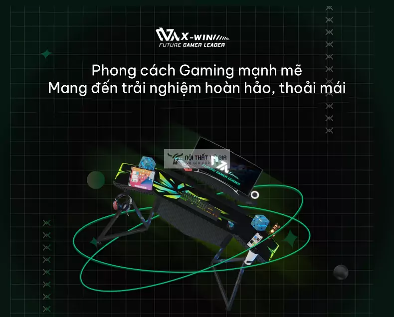 Bàn gaming hiện đại phong cách GT08