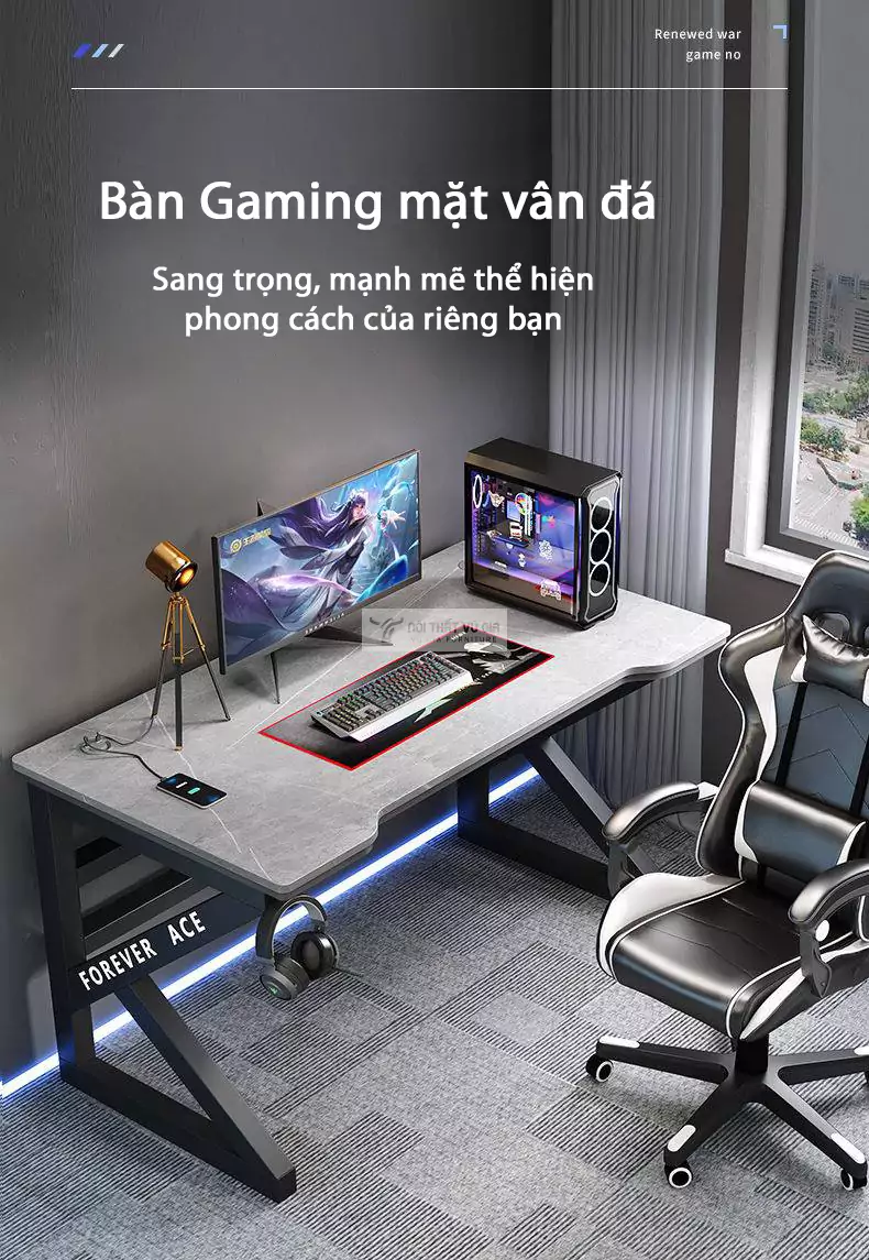 Bàn gaming phong cách hiện đại GT06