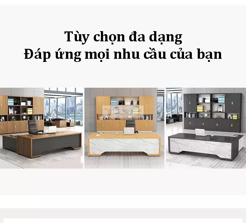 tùy chọn màu sắc của Bàn giám đốc hiện đại, linh hoạt SD73