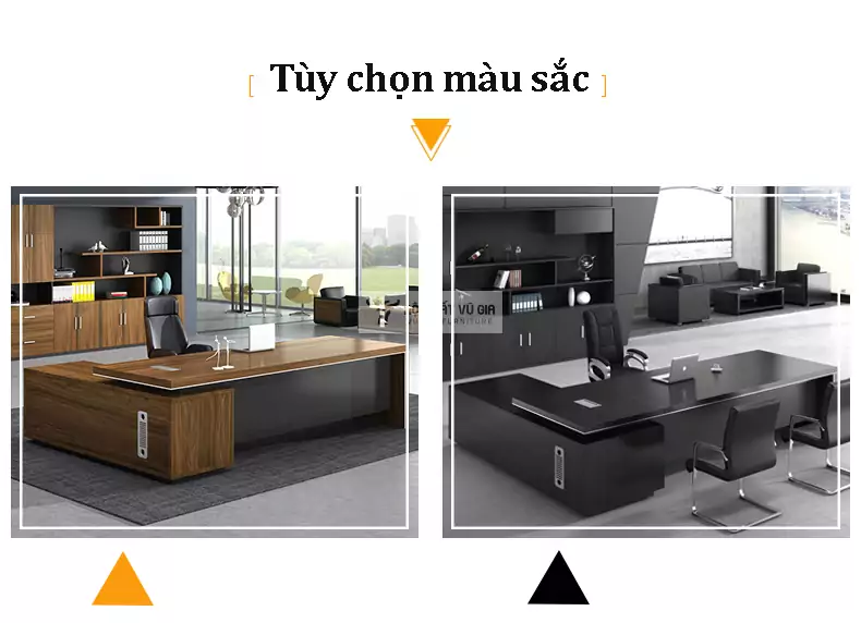 tùy chọn màu sắc của Bàn giám đốc tích hợp đa năng SD70