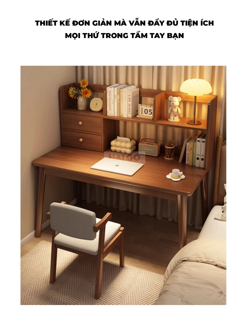 Bàn Gỗ Tự Nhiên Đa Năng Haigo BGT367